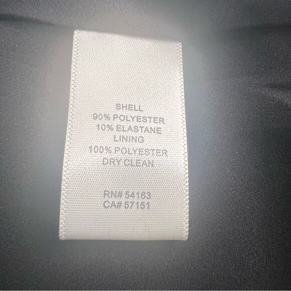 Eliza J Velvet Blazer Jacket Womens XL Black 3/4 Sleeve - Picture 5 of 6